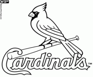 Saint Louis Cardinals logosu boyama