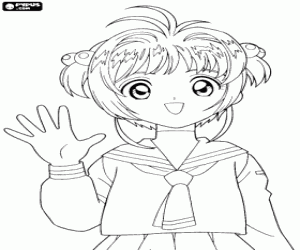 Sakura, Cardcaptor Sakura boyama