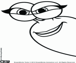 Salyangoz Burn yüzü boyama