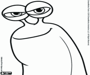 Salyangoz yüzü Whiplash boyama