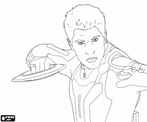 Sam Flynn ve ışık diski boyama