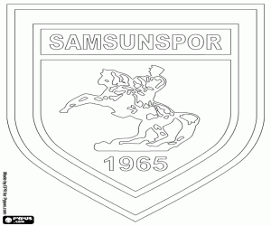 Samsunspor aamblemi boyama