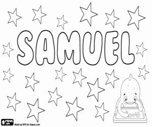 Samuel, bir İncil isim boyama