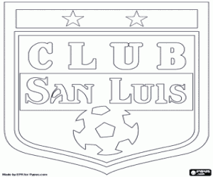 San Luis FC logosu boyama