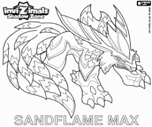 Sandflame Max, Invizimals Shadow Zone boyama