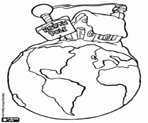 Santa Claus ev boyama