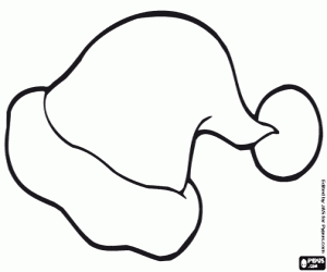 Santa Claus şapka boyama