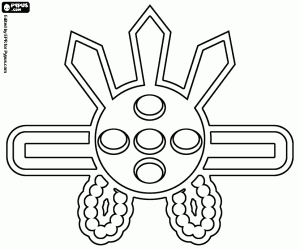 Saç için Japon süsleme boyama