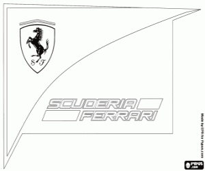 Scuderia Ferrari Logosu boyama