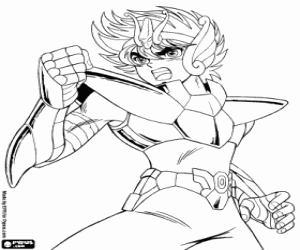 Seiya dan Kanatlıat takımyıldızı boyama