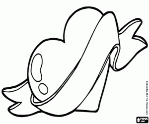 Sevgililer Günü kalp boyama