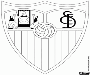 Sevilla FC logosu boyama