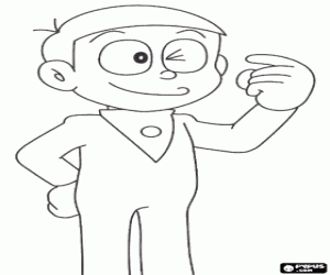 Sewashi, Doraemon karakteri boyama