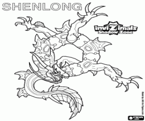 Shenlong, Invizimals Shadow Zone boyama