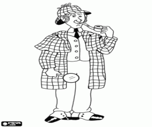 Sherlock Holmes ile tütün boru boyama