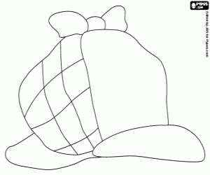 Sherlock Holmes şapkası boyama