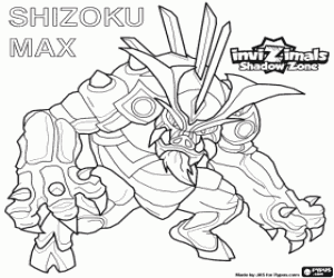 Shizoku Max, Invizimals Shadow Zone boyama