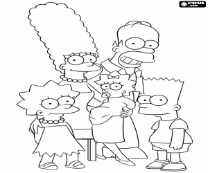 Simpsonlar, bir aile portresi boyama