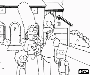 Simpsonlar içinde onların ev ön boyama