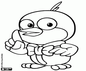 Sinek kuşu Harry boyama