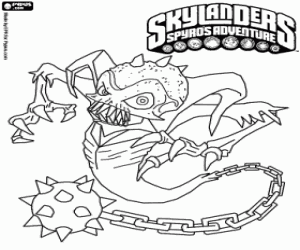 Skylander Ghost Roaster boyama