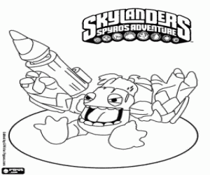 Skylander Zook, Bambazooker boyama