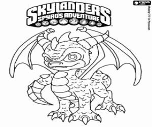 Skylanders Spyro, ejderha boyama