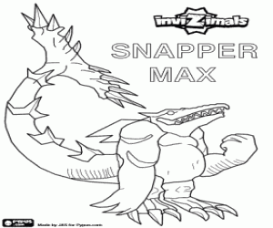 Snapper Max, Invizimals boyama