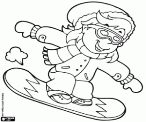 Snowboard boyama