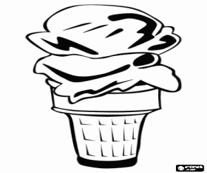 Soft dondurma koni boyama