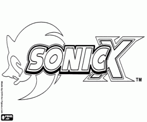 Sonic X logosu boyama