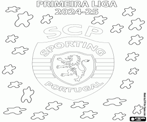 Sporting CP, şampiyon 2024-2025 boyama