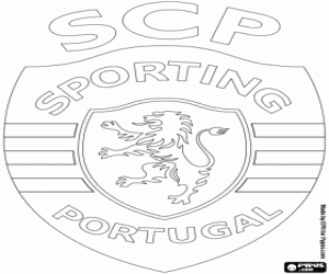 Sporting Lizbon logosu boyama