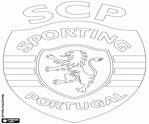 Sporting de Portekiz amblemi boyama