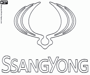 SsangYong logosu boyama