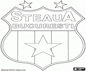 Steaua Bükreş amblemi boyama