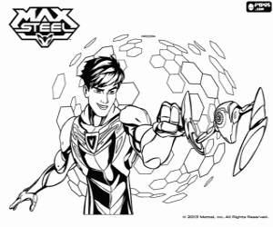 Steel ile Max Steel boyama