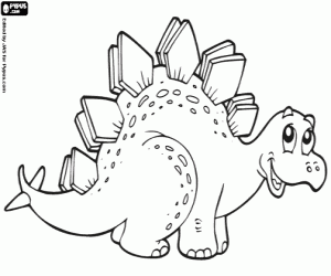 Stegosaurus boyama