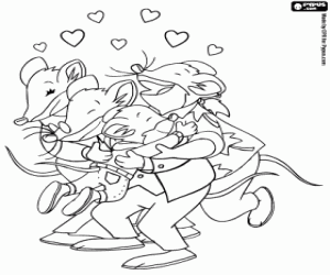 Stilton mutlu aile boyama