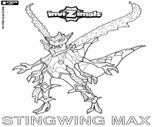Stingwing Max, Invizimals boyama