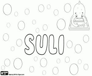 Suli, adı ile çeşitli kökenleri boyama