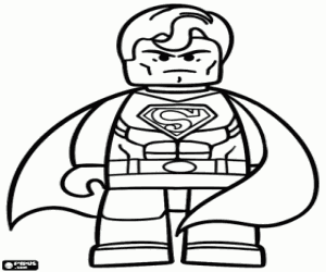 Superman, Lego kahraman boyama