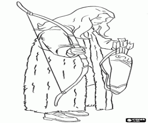 Susan Pevensie yay ve ok ile boyama