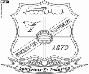 Swindon Town FC logosu boyama