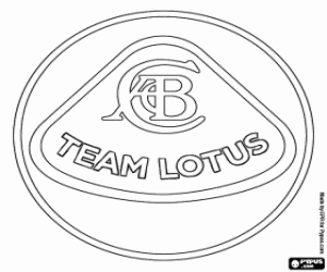 Takım Lotus Logo boyama