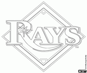 Tampa Bay Rays logosu boyama