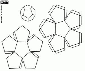 On iki taraflı Çokyüzlü, dodecahedron boyama