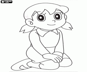 Tatlı Shizuka Minamoto boyama