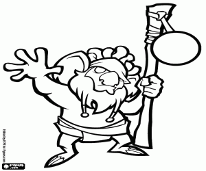 Taş, kurnaz Cooper Guru boyama