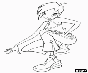 Tecna, Winx Club peri boyama